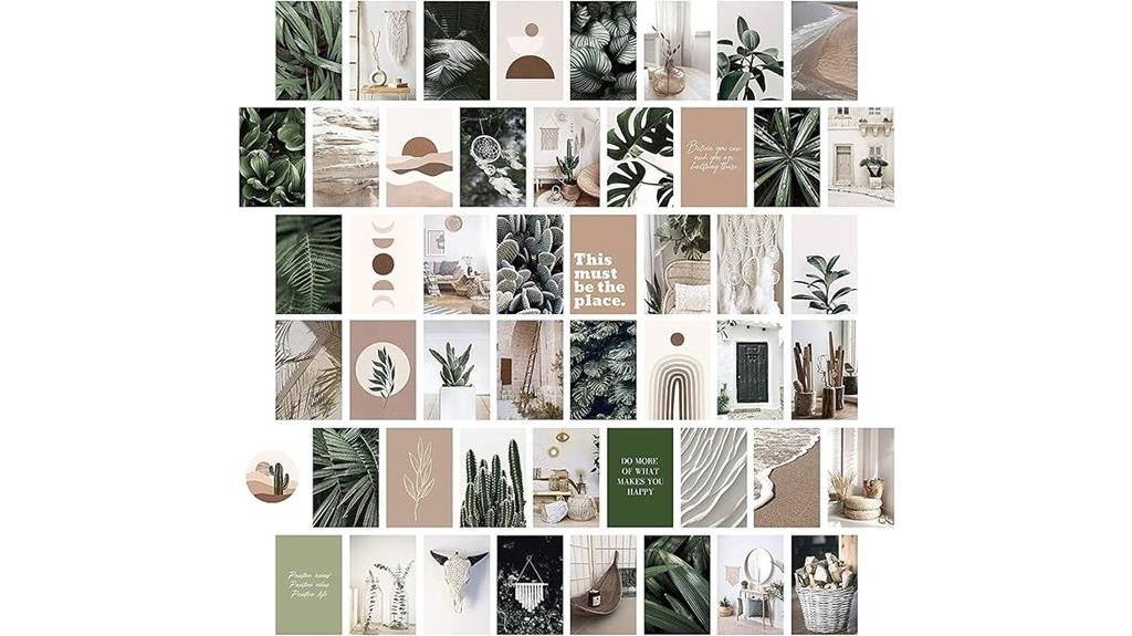 retro wall collage kit