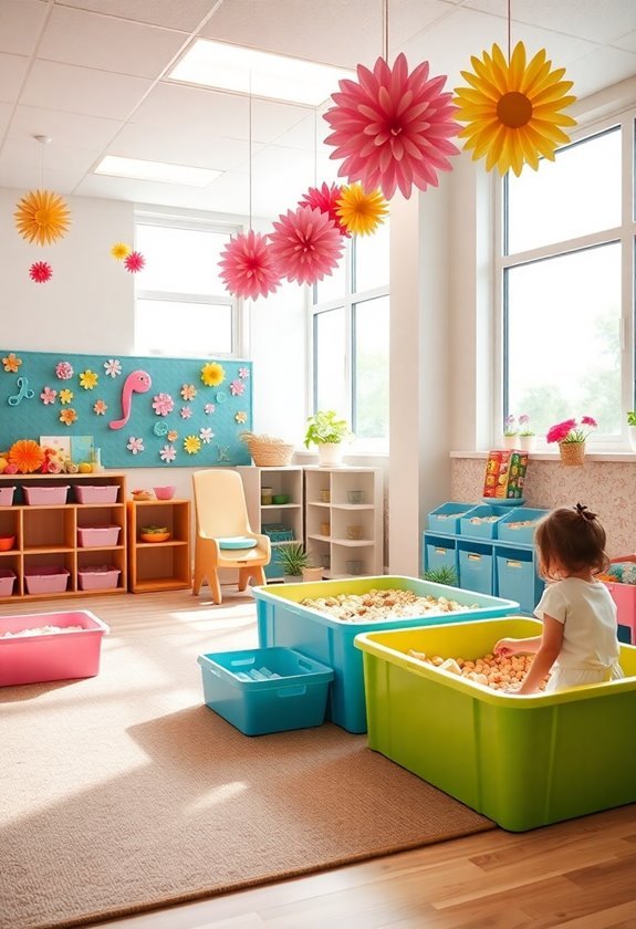 sensory exploration areas
