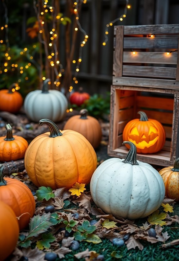 simple pumpkin exhibitions displayed