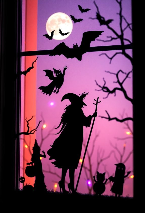 sinister silhouettes in window