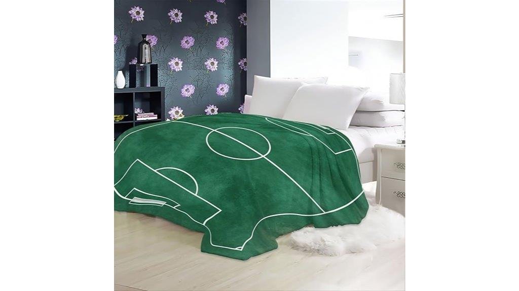 soft microfiber football blanket