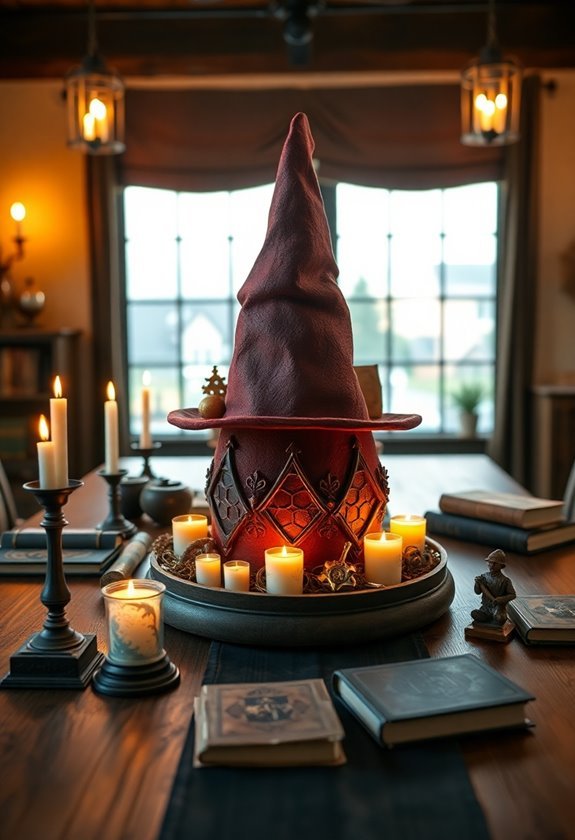 sorting hat centerpiece display