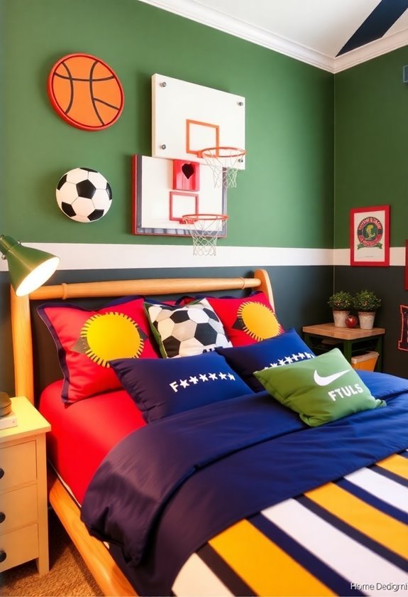 sports themed hotel rooms