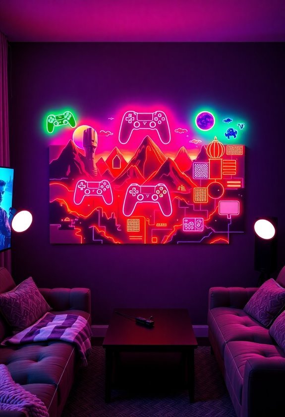 striking wall art design