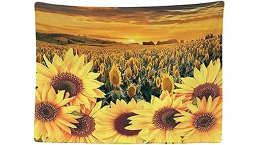 sunflower tapestry ulticool 200x150