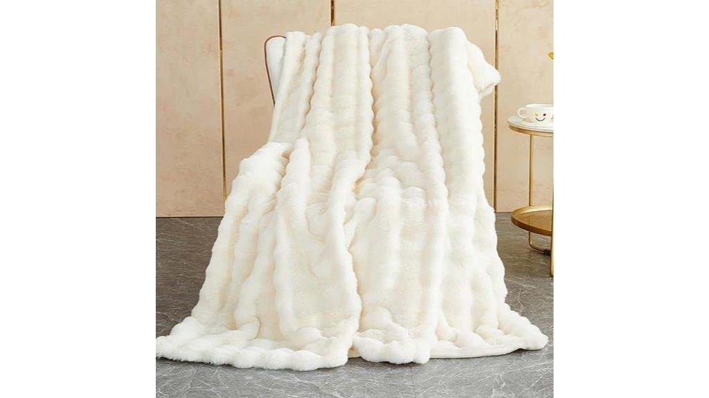 super soft rabbit blanket