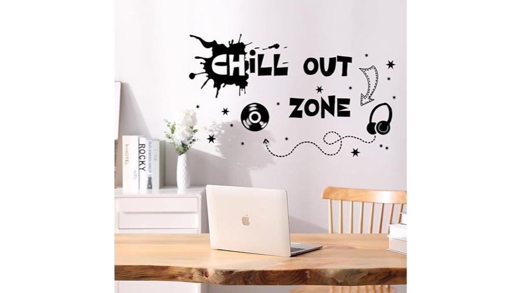 teen relaxation zone stickers