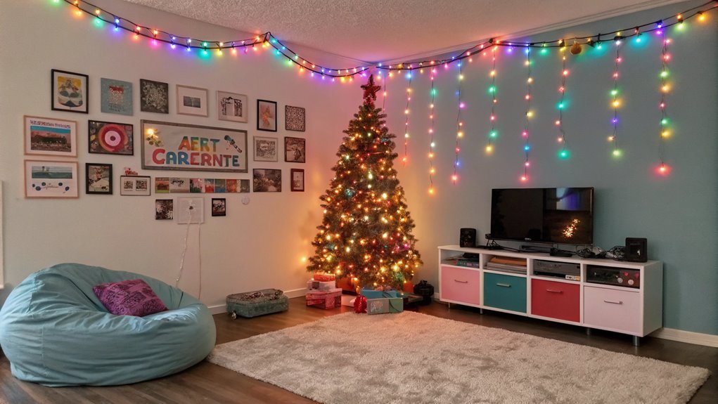 themed christmas rooms decor