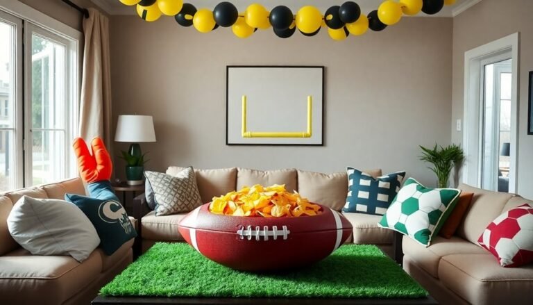 top football party decorations