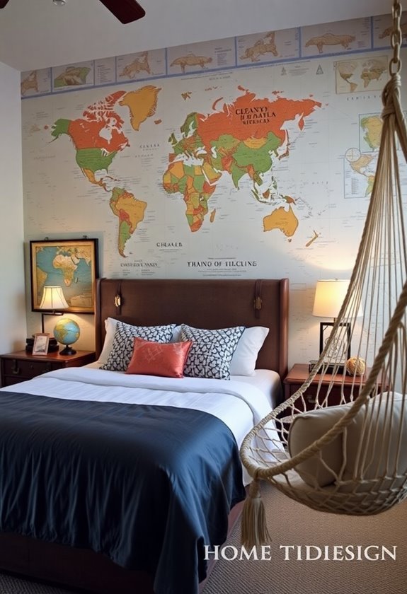 travel inspired home decor