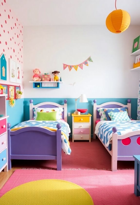 twin beds with style