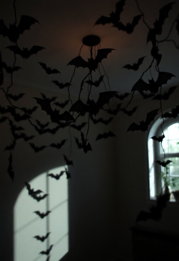 vampire bat garland decorations
