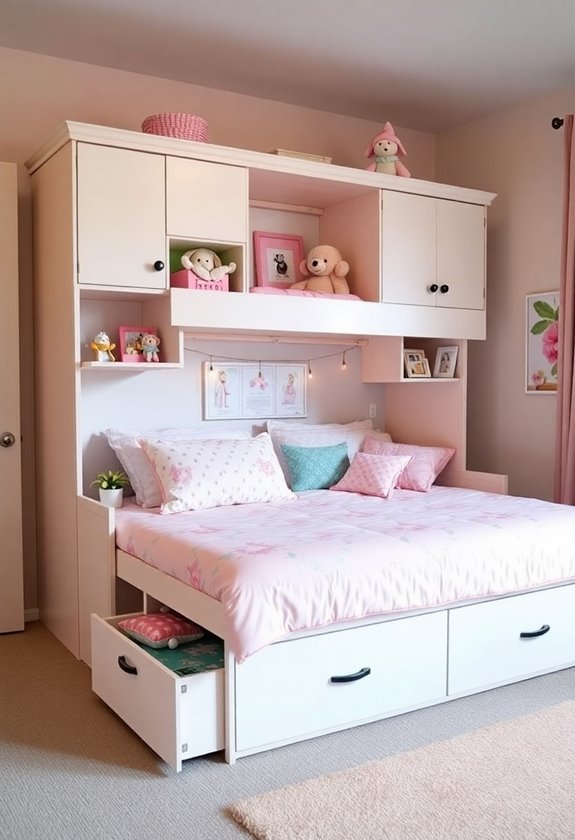 versatile beds with storage