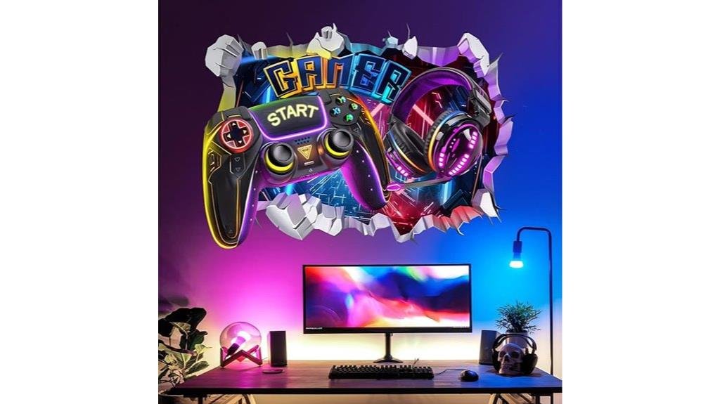 video game wall stickers