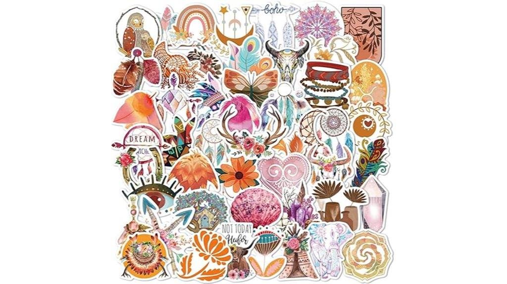 waterproof bohemian vinyl stickers