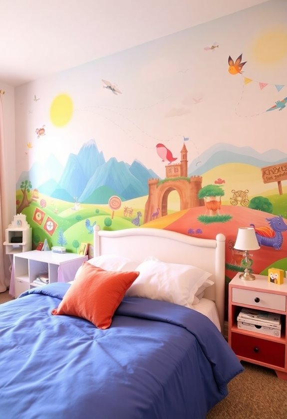 whimsical wall murals