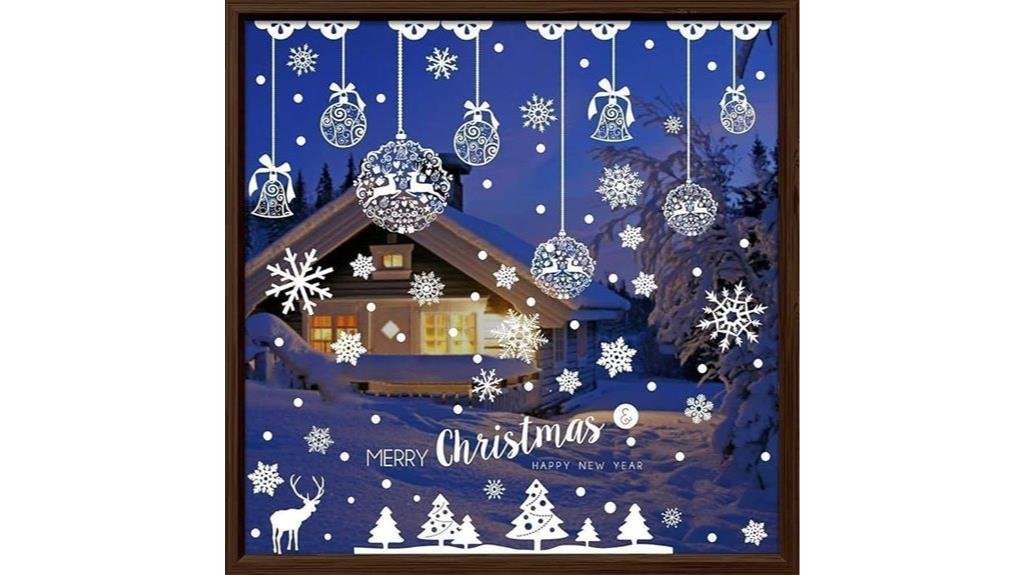 xxl christmas window stickers
